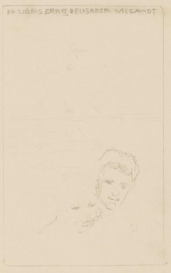 Klinger, Max - Pencil drawing