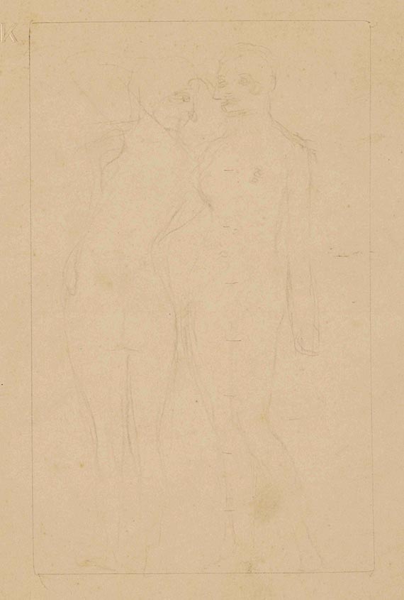 Klinger, Max - Pencil drawing