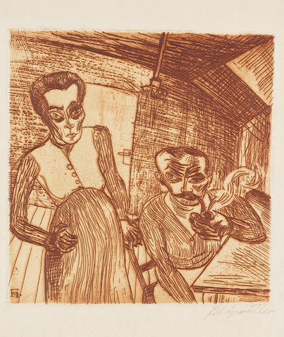 Felixm&uuml;ller, Conrad - Drypoint