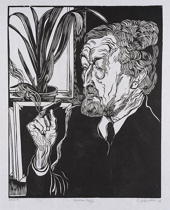 Felixm&uuml;ller, Conrad - Woodcut