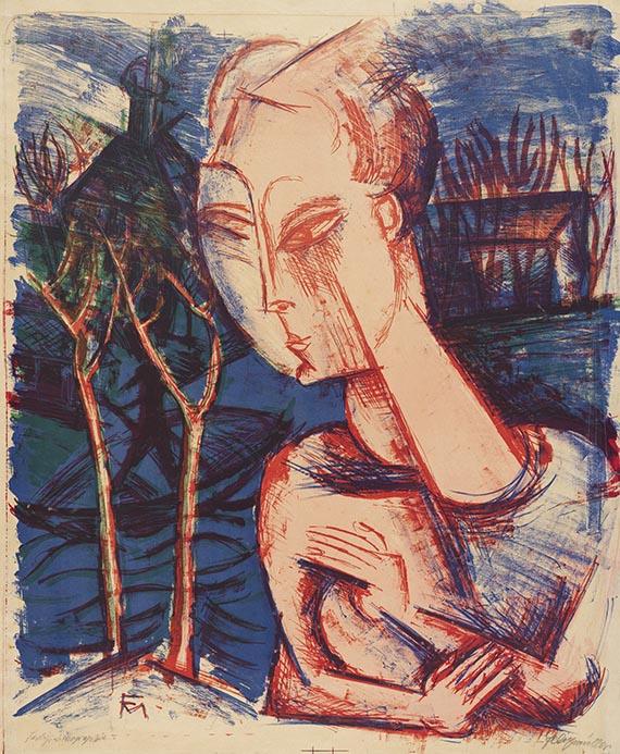 Felixm&uuml;ller, Conrad - Lithograph in colors