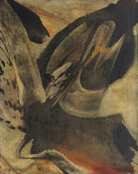 Götz, Karl Otto - Mixed media on canvas