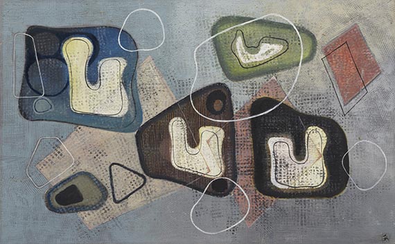 Cavael, Rolf - Oil on fibreboard