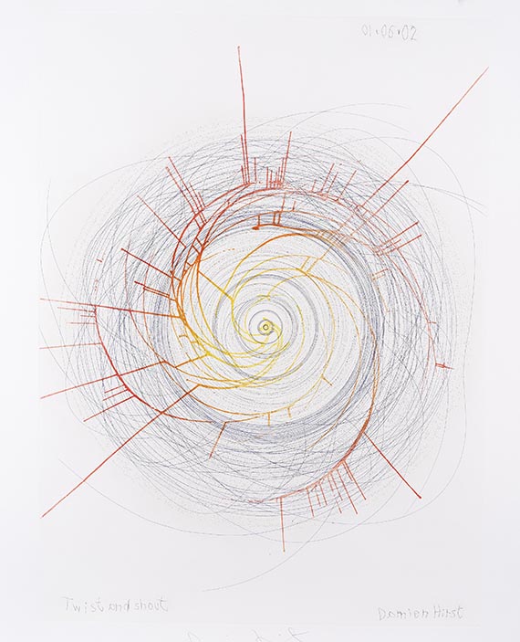 Hirst, Damien - Etching in colors