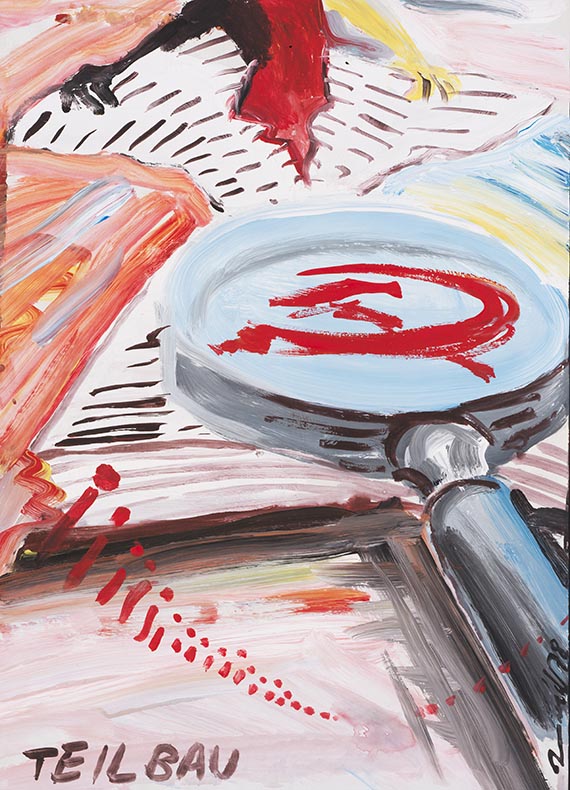 Immendorff, Jörg - Gouache