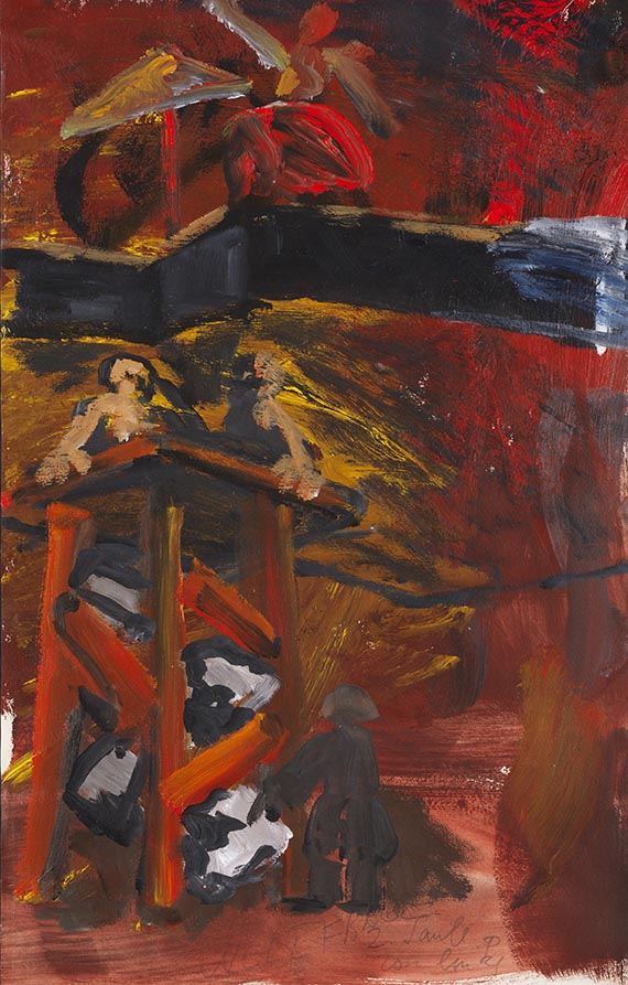 Immendorff, J&ouml;rg - Oil