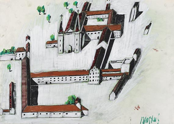 Lüpertz, Markus - Mixed media