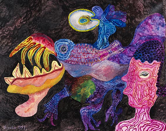 Schultze-Bluhm, Ursula - Oil on canvas