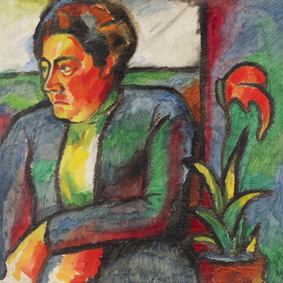 Davringhausen, Heinrich Maria - Oil on canvas