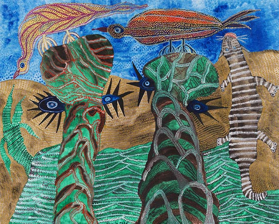 Schultze-Bluhm, Ursula - Oil on canvas