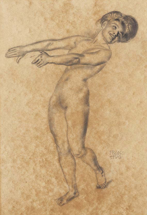Stuck, Franz von - Pencil drawing