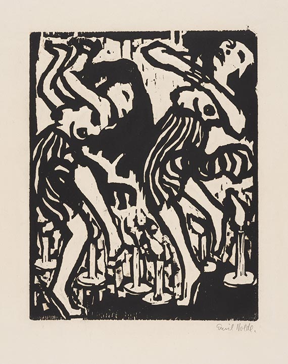 Nolde, Emil - Woodcut