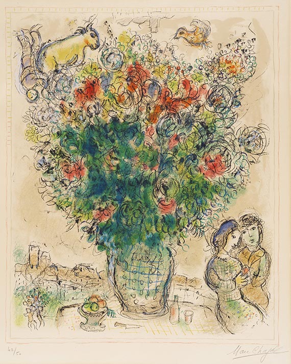 Chagall, Marc - Lithograph in colors