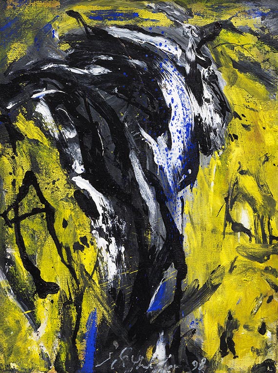 Schumacher, Emil - Oil on canvas