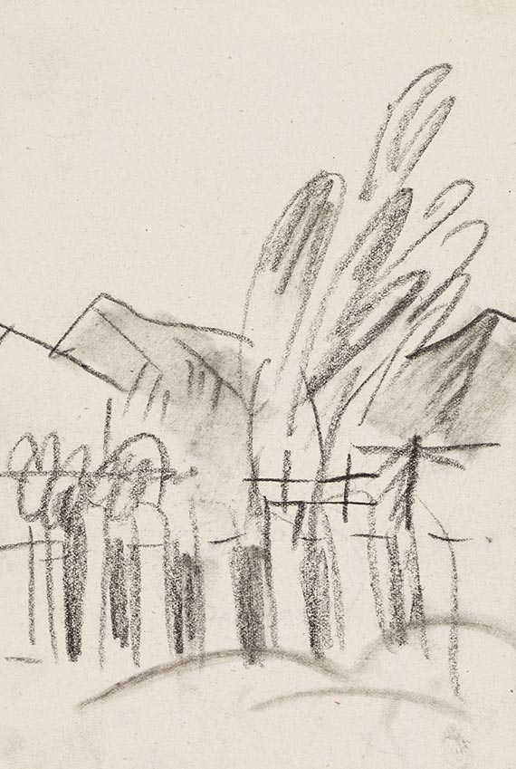 Macke, August - Charcoal